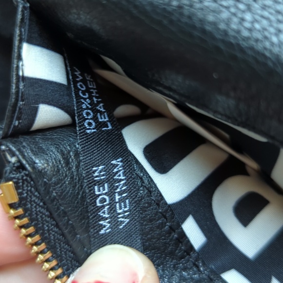 Marc By Marc Jacobs 100% Cow Leather Black Wallet Trifold. - Picture 10 of 10